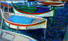 barques-de-pecheurs-huile-sur-toile